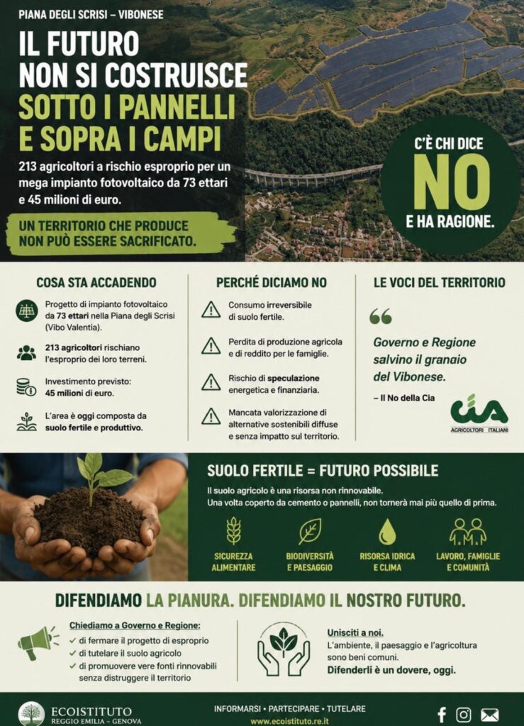 Mobilitazione alla Piana degli Scrisi